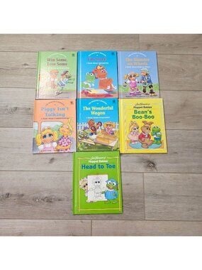 7 Mix Jim Henson's Muppet Babies Hardcover Children's Book Piggy Kermit Fozzie